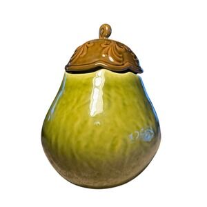 Grasslands‎ Road Eggplant Jar Aubergine Ceramic Kitchen Decor Storage Container